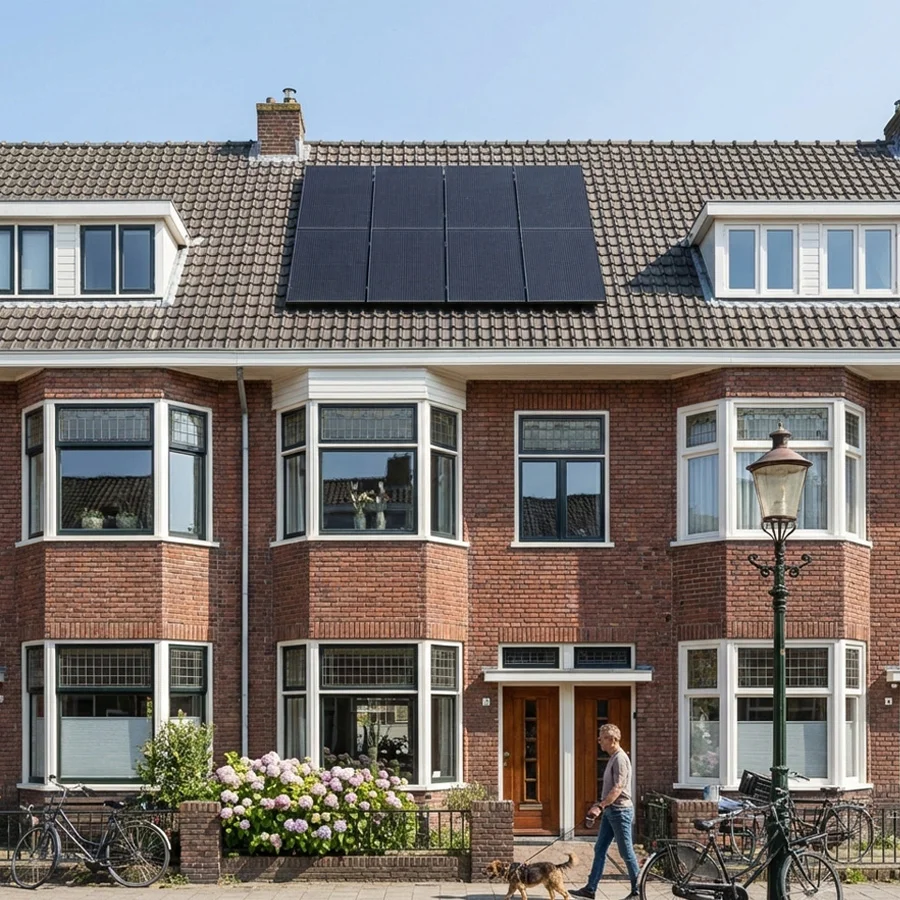 OnzeStroom B.V. Zo kijkt OnzeStroom naar rijtjeshuizen