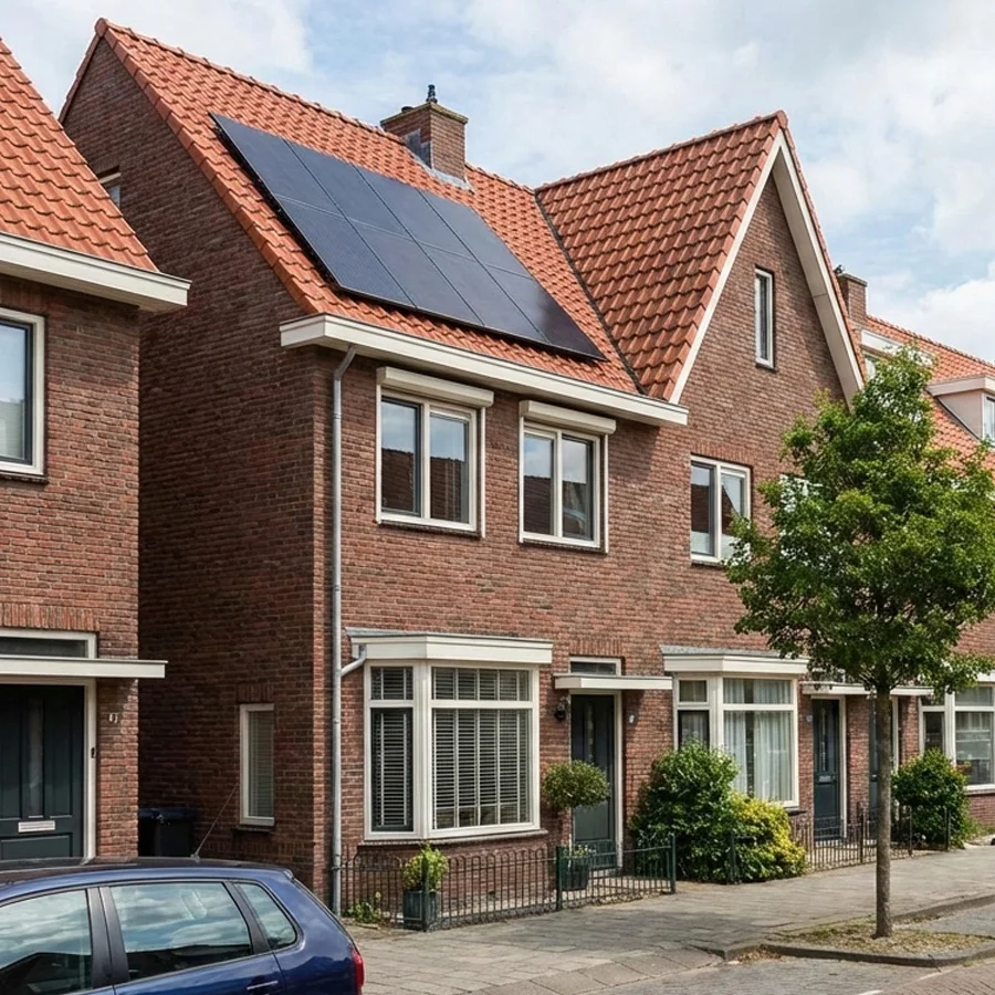 Klein gezin / rijtjeswoning Klein gezin / rijtjeswoning